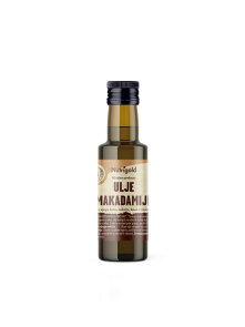 Nutrigold ulje makadamije u tamnoj, staklenoj bočici od 100ml.