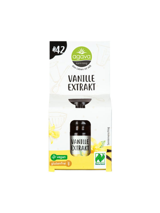 Ekstrakt vanilije u staklenoj, tamnoj ambalaži od 4,5ml.