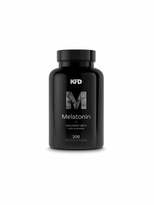 KFD nutrition melatoni v tamni ambalaži sadrži 200 kapsula